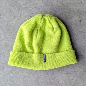 Turtle Fur Explorer Cuffed Beanie Hat lime green one size unisex